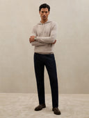 100% Cashmere Hoodie in Oatmeal