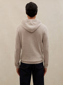 100% Cashmere Hoodie in Oatmeal